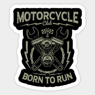 Motorcycle Club Sticker